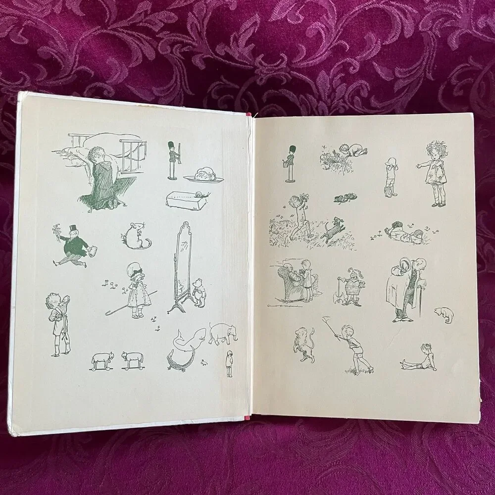 1925 When We Were Very Young by A. A. Milne, Special Holiday Edition, 2nd Print